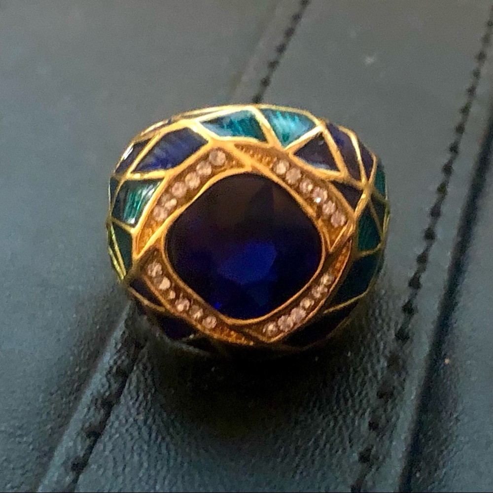 Geometric Gold Ring